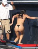 Sofia Richie Booty in Bikini, in Mexico off a Super Yacht