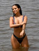 Demi Rose Mawby in Bikini at the Beach in Cape Verde