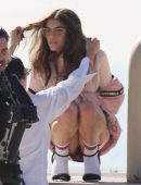 Kaia Geber Upskirt, Photoshoot in Malibu