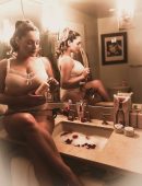 Kelly Brook in Valentines Day Lingerie Photoshoot 2018