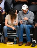 Mila-Kunis-Watching-Lakers-Game-at-Staples-Center-3