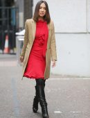 Myleene Klass Spotted Outside ITV Studios in London