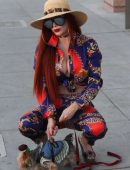 Phoebe Price Out and About in Beverly Hills