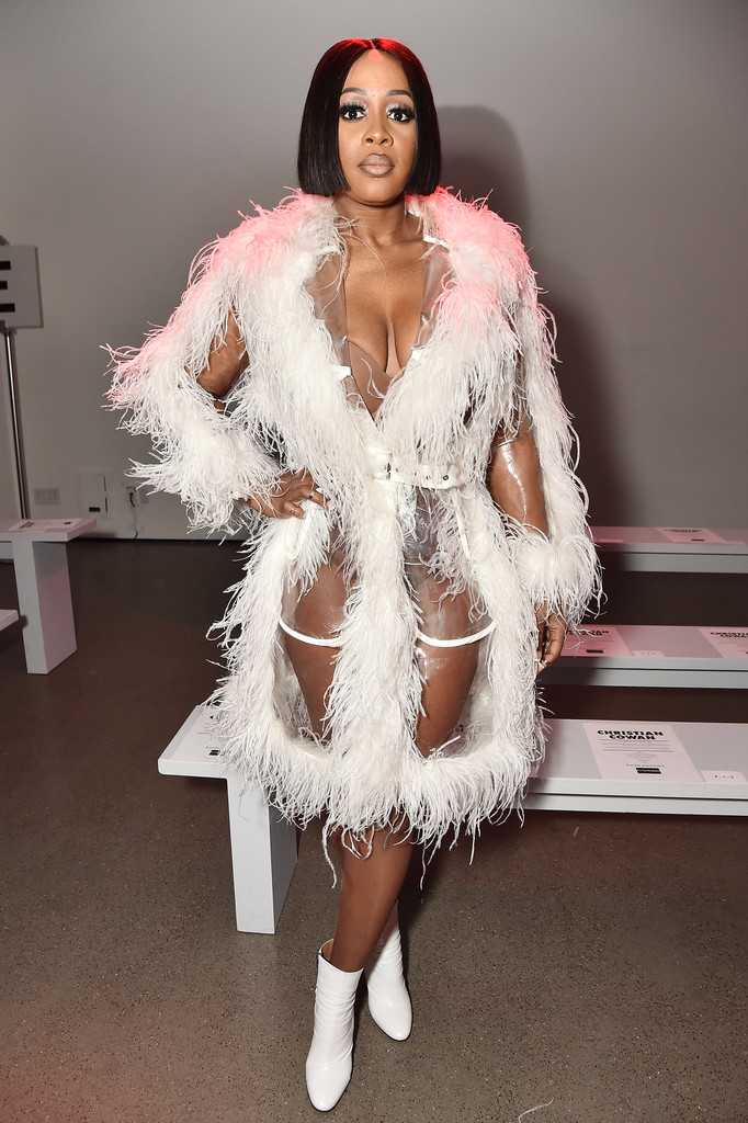 Remy Ma at Christian Cowan Show during New York Fashion Week