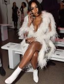 Remy Ma at Christian Cowan Show during New York Fashion Week