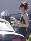Sarah Hyland Outside a Gym in LA
