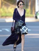 Sarah Hyland Arriving at a Party in Studio City