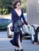 Sarah Hyland Arriving at a Party in Studio City