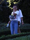 Selena Gomez Visiting a Friend's House in LA