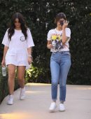 Selena Gomez Visiting a Friend's House in LA