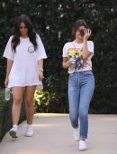 Selena Gomez Visiting a Friend's House in LA