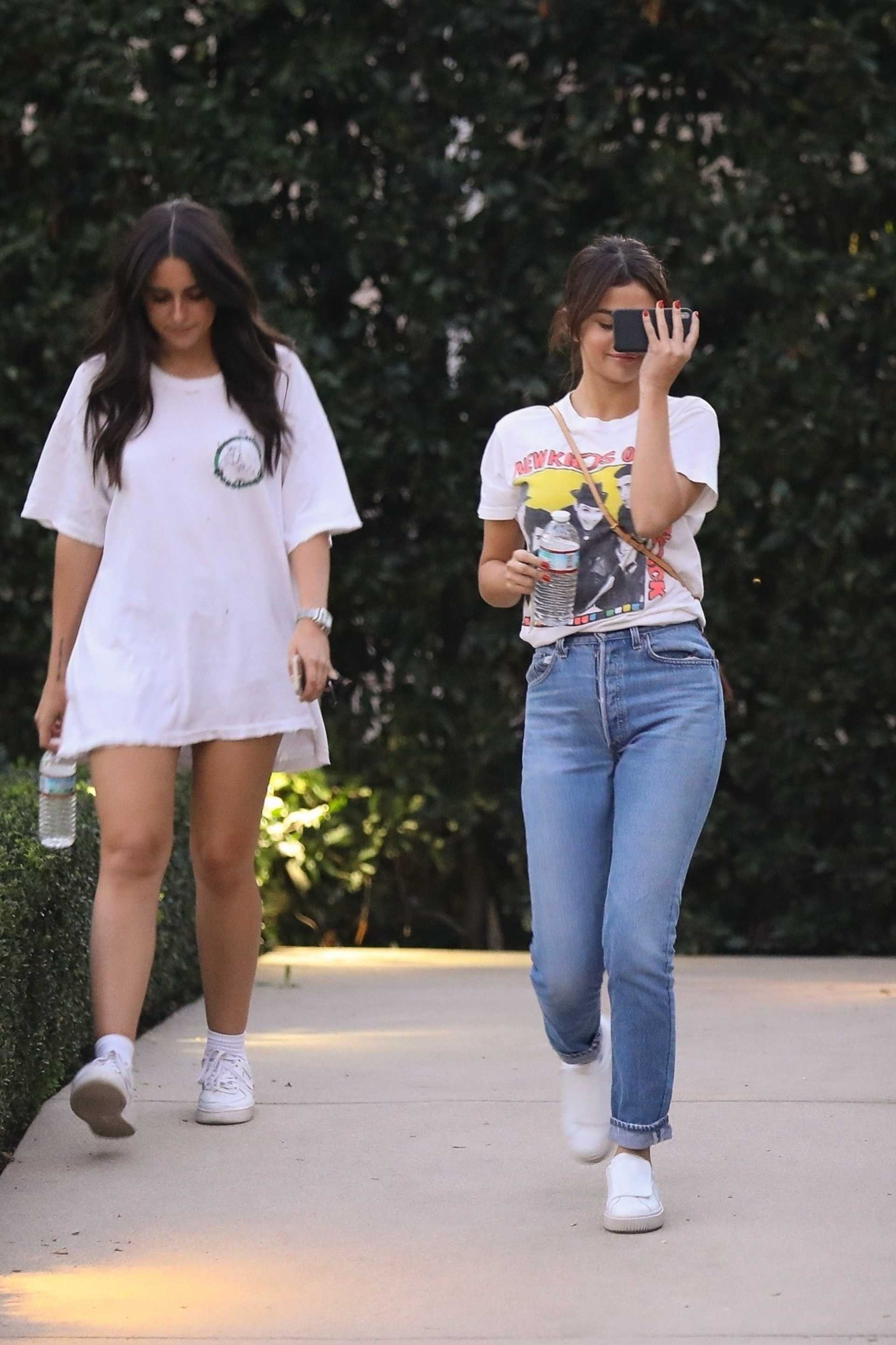Selena Gomez Visiting a Friend's House in LA