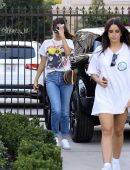 Selena Gomez Visiting a Friend's House in LA