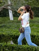 Selena Gomez Visiting a Friend's House in LA