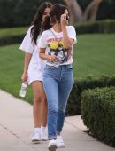 Selena Gomez Visiting a Friend's House in LA