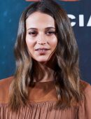 Alicia Vikander at the Photocall of 'Tomb Raider' in Madrid, Spain