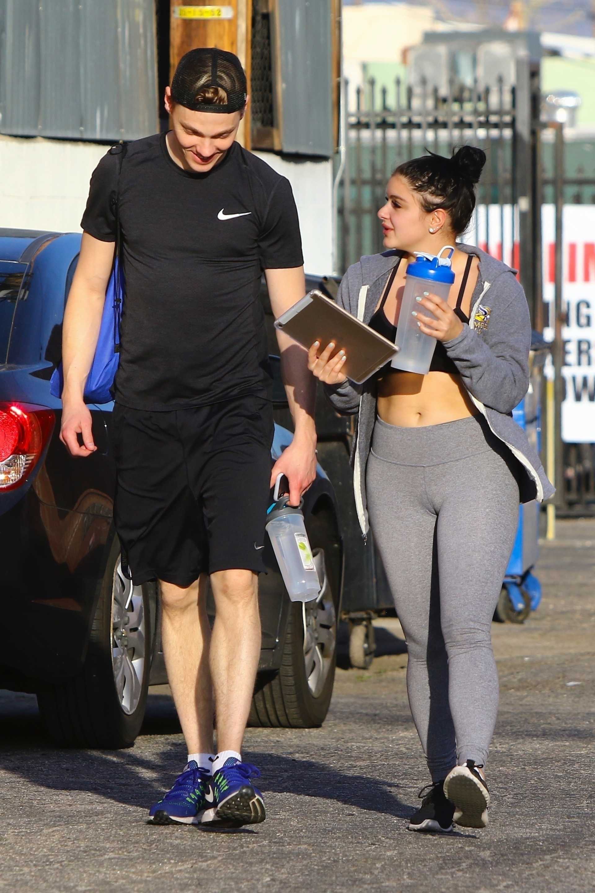 Ariel Winter Outside a Gym in Los Angeles