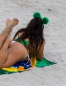 Claudia Romani – Bikini Thong Photoshoot in Miami