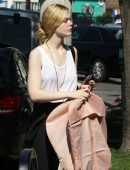 Elle Fanning Out and About in Los Angeles