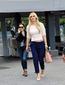 Lindsey Vonn on the Set of 'Extra' in Los Angeles