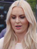 Lindsey Vonn on the Set of 'Extra' in Los Angeles