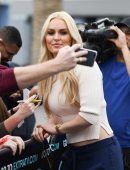 Lindsey Vonn on the Set of 'Extra' in Los Angeles