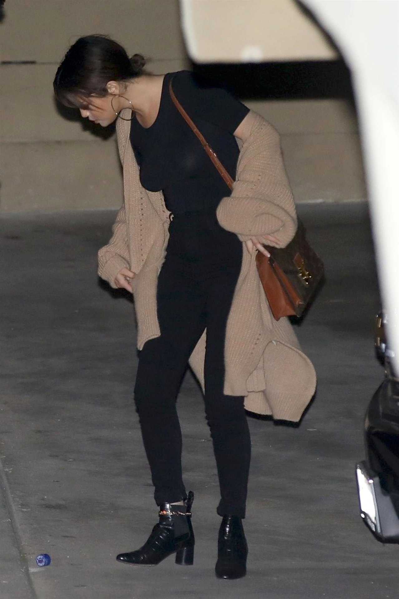 Selena Gomez – Braless Candids in Los Angeles