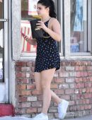 Ariel Winter Leggy in Short Dress Out in Studio City