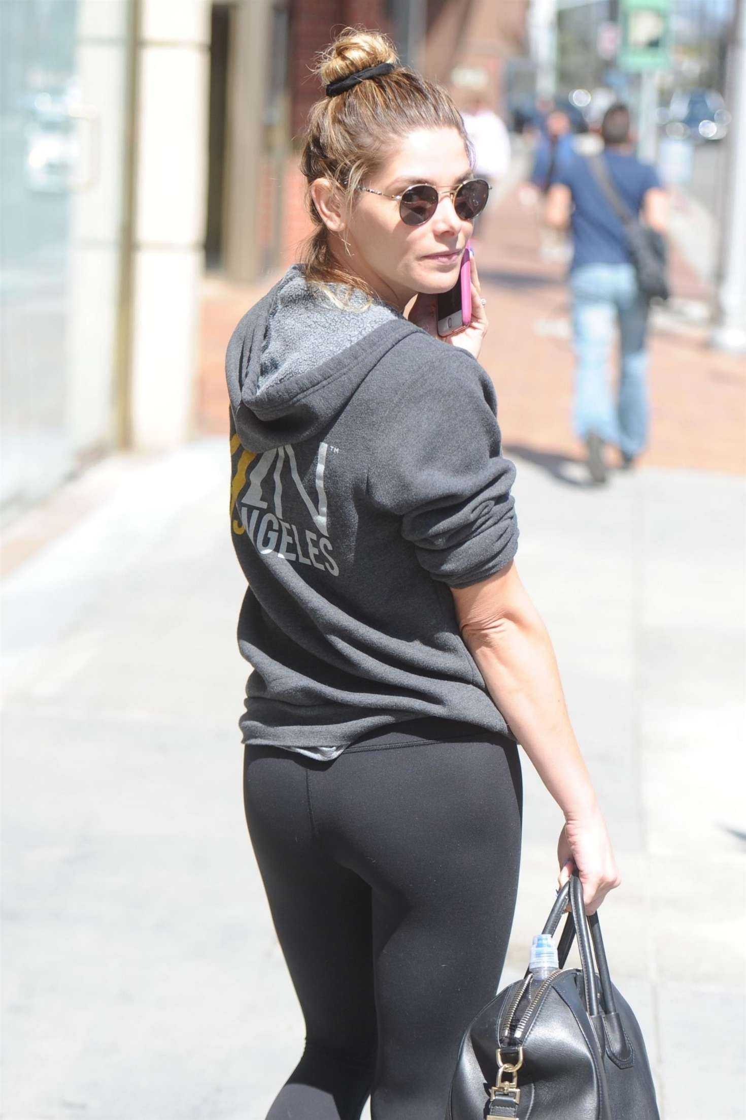 Ashley Greene Booty, at the Nail Salon in Beverly Hills