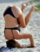 Claudia Romani for Bikini Photoshoot at the Beach in Miami