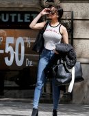 Eiza Gonzalez Out and About in Barcelona