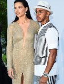 Adriana Lima in Transparent Dress at amfAR's 25th Cinema Against AIDS Gala, 71st CFF
