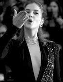Barbara Palvin Leggy at the Premiere of “Burning” in Cannes