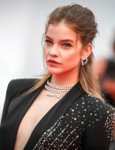 Barbara Palvin Leggy at the Premiere of “Burning” in Cannes