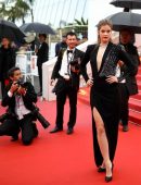 Barbara Palvin Leggy at the Premiere of “Burning” in Cannes