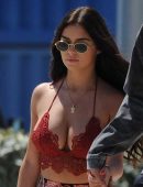 Demi Rose Mawby Booty Candids Out in Ibiza