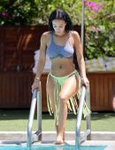 Draya Michele Booty in Swimsuit in Miami