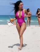 Draya Michele Booty in Swimsuit in Miami