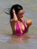 Draya Michele Booty in Swimsuit in Miami
