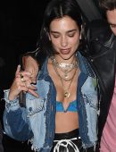Dua Lipa Out and About in London