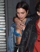 Dua Lipa Out and About in London