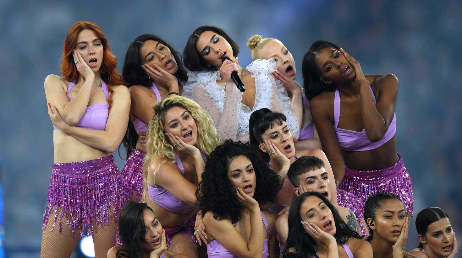 Dua Lipa – Performing at the UEFA Champing League Final in Kiev