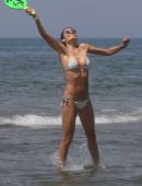 Elisabetta Gregoraci in Bikini at Twiga Beach Club in Marina di Pietrasanta