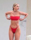 Elsa-Hosk-Booty-in-Red-Bikini-15