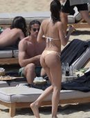 Federica Nargi Booty in Bikini at Beach in Mykonos