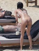 Federica Nargi Booty in Bikini at Beach in Mykonos