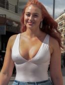 Iskra Lawrence Out and About Candids in Cannes