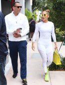 Jennifer Lopez in Maimi For a Gym Promotion