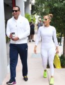 Jennifer Lopez in Maimi For a Gym Promotion