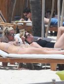 Kristin Cavallari Booty in Bikini at Beach in Tulum